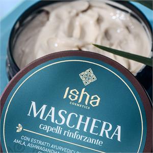 Maschera Capelli Rinforzante con Estratti Ayurvedici di Fieno Greco, Amla, Ashwagandha, Idrolato di Rosmarino, Olio di Nigella e Katira  in Cura dei capelli