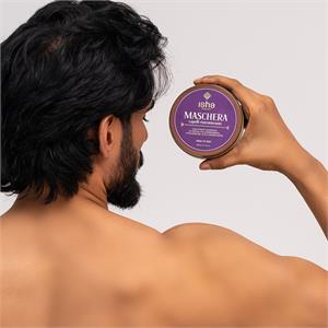 Maschera Capelli Ristrutturante con Estratti Ayurvedici di Triphala ed Ashwagandha,  Fitocheratina,  Olio di Ricino, Katira in Cura dei capelli