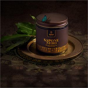 Cofanetto Rituale Hammam - Sapone Nero, Olio di Argan e Guanto Esfoliante in Mini e Set