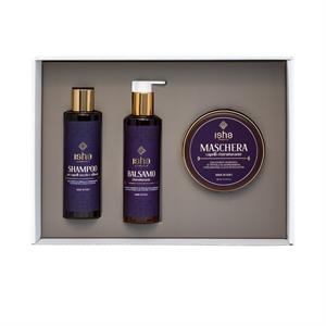 Cofanetto Rituale Ayurveda - Shampoo, Balsamo e Maschera in Mini e Set