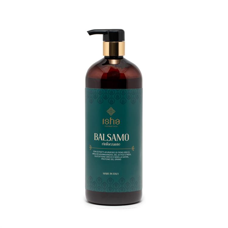 Balsamo Rinforzante Con Estratti Ayurvedici di Fieno Greco, Amla ed Ashwagandha, Gel di Fico d'India, Olio di Fieno Greco e Nigella Sativa, Proteine del Grano PRO 1kg