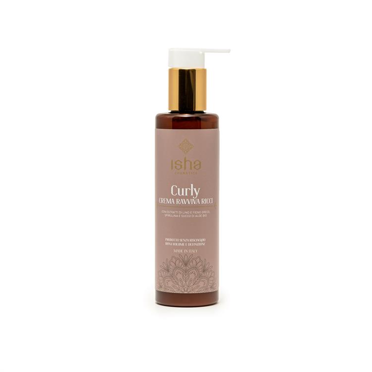 Crema Ravviva Ricci Con estratti di Lino e Fieno greco, Spirulina e Succo d’Aloe BIO