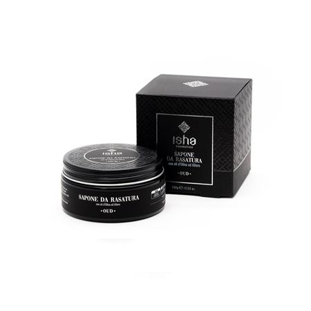 sapone da rasatura con oli di oliva ed alloro profumo oud